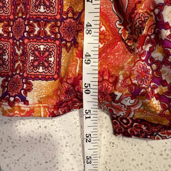 Harlow & Rose Smocked Boho Maxi Dress XL Square Neck Boho Cottagecore Festival - Picture 8 of 8